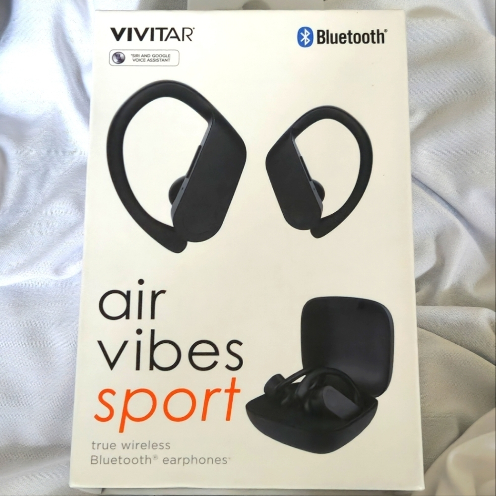 Vivitar Air Vibes Wireless Bluetooth Sport Earbuds NIB